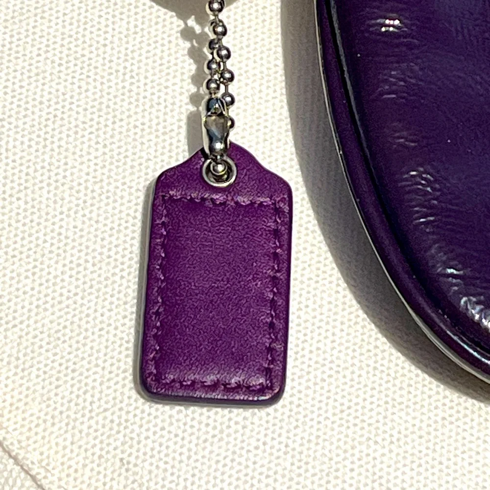 Coach Y2K VINTAGE Plum Patent Wristlet
